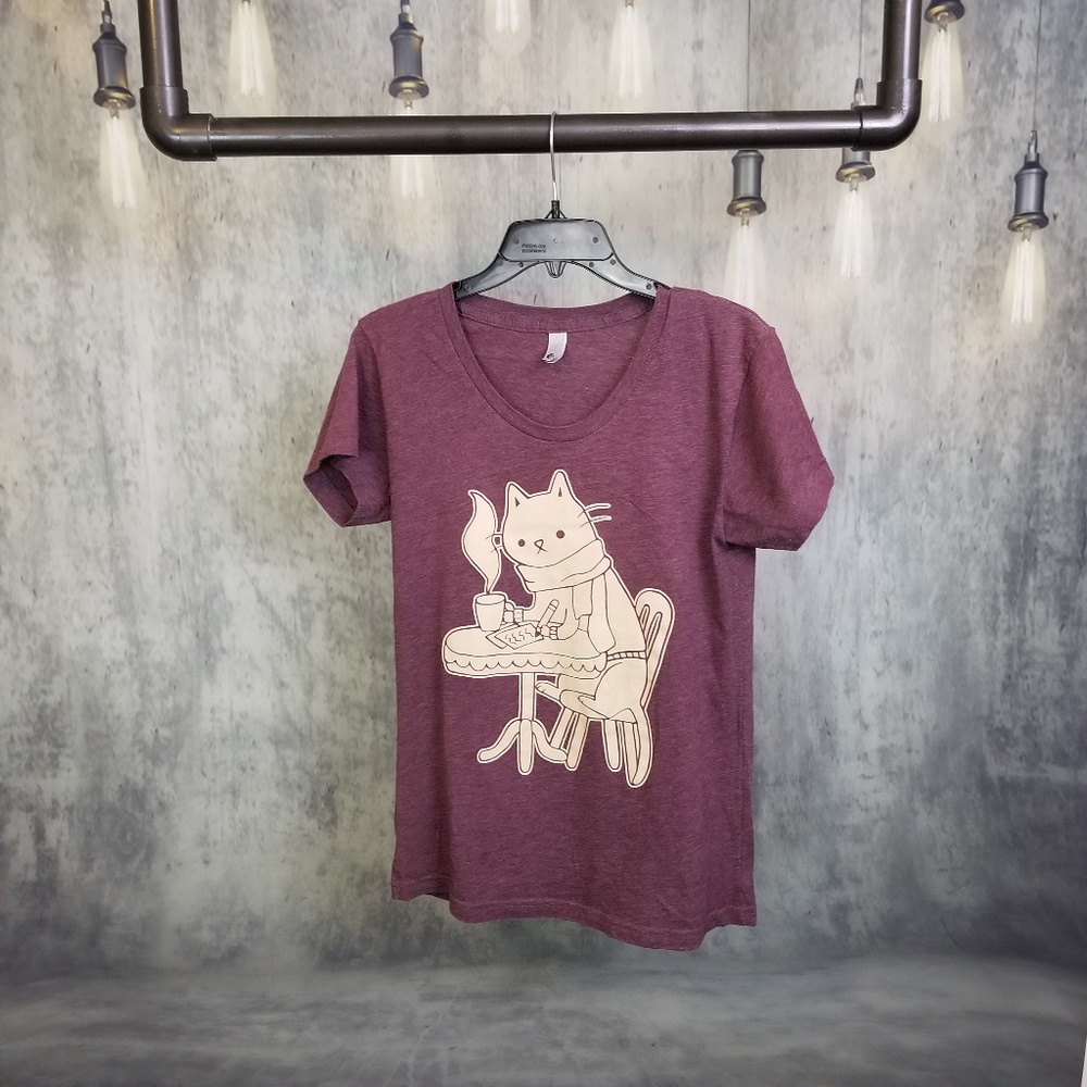 American Apparel Cat writer shirt